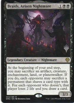 MTG: Dominaria United: Promo Pack Braids, Arisen Nightmare: LP Condition - Image 1