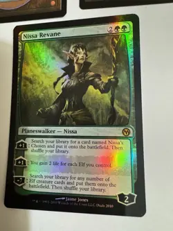 Magic The Gathering Lot Nissa (Revane, Genesis Mage, Voice Of Zendikar) FOIL - Image 3