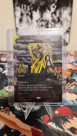 Lethal Scheme Rainbow Foil Secret Lair Drop SLD MTG Iron Maiden Magic - Image 1