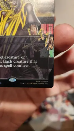 Lethal Scheme Rainbow Foil Secret Lair Drop SLD MTG Iron Maiden Magic - Image 5