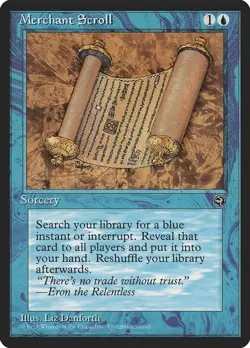 Merchant Scroll - Homelands - Magic The Gathering - MTG - Image 1