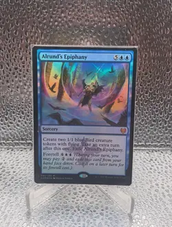Magic The Gathering MTG Alrund's Epiphany Kaldheim Foil Mint Condition - Image 1