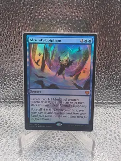 Magic The Gathering MTG Alrund's Epiphany Kaldheim Foil Mint Condition - Image 2