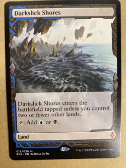 MTG 1x Darkslick Shores Zendikar Rising Expeditions Magic the Gathering x1 NM - Image 1