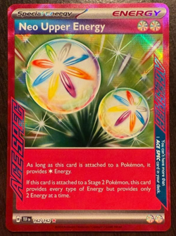 Neo Upper Energy 162/162SV05: Temporal Forces Ace Spec Holo Pokemon TCG 162/162 - Image 1