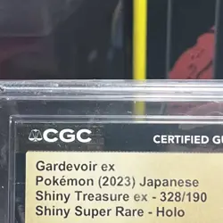 CGC Pristine 10 Gardevoir ex 328/190 Japanese Shiny Treasure ex Pokemon 2023 - Image 5