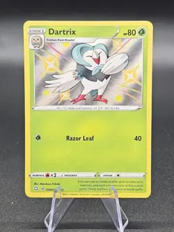 Dartrix SV002/SV122 Shining Fates: Shiny Vault Holo Rare Pokemon TCG 2021 - Image 1