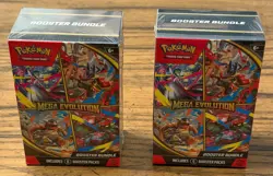 Pokemon TCG: Mega Evolutions Phantasmal Flames Booster Bundle x2 LOT Sealed - Image 1