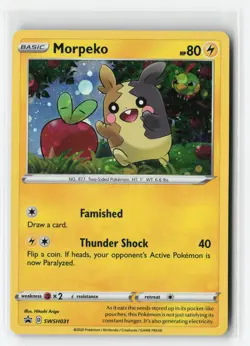 MORPEKO SWSH031 COSMOS HOLO POKEMON TCG LP - Image 1