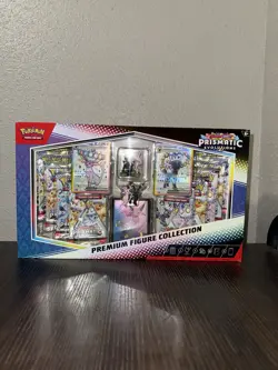 Pokemon TCG Prismatic Evolutions Premium Figure Collection Box Sealed IN HAND - Image 2
