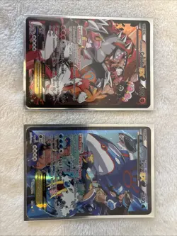 Pokemon TCG Team Aqua's Kyogre-EX And Team Magma Groudon-EX - Image 1