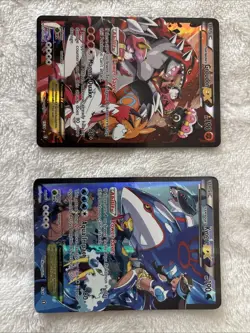 Pokemon TCG Team Aqua's Kyogre-EX And Team Magma Groudon-EX - Image 3