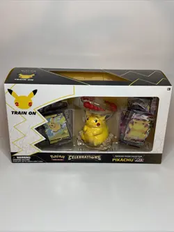 Pokemon TCG Celebrations Premium Figure Collection Pikachu VMAX Box 820650809408 - Image 1