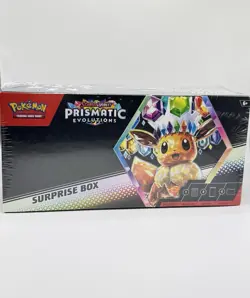 Pokemon TCG Scarlet and Violet Prismatic Evolutions Surprise Box Factory Sealed - Image 1