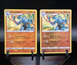 Pokemon TCG Machamp Champions Path 026/073 Reverse & Holo Rare Bundle - Image 1