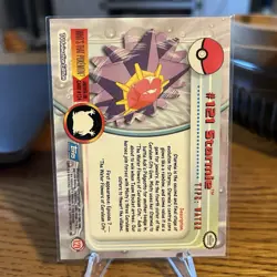 2000 Topps Pokemon TV Animation Edition Series 3 Non Holo 121 Starmie Blue Label - Image 2