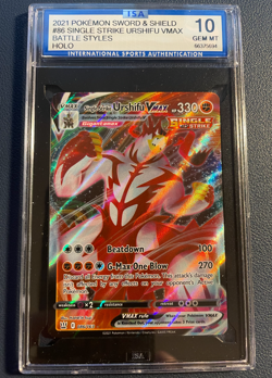 GEM MINT 10 I2021 Pokemon SWSH Battle Styles Single Strike Urshifu Vmax 086 - Image 1