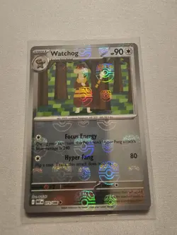 Watchog 071/086 NM - Master Ball Holo - 2025 S&V TCG Pokemon White Flare - Image 1