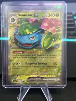 Pokemon TCG Venusaur 001/142 Stellar Crown Double Rare English 2024 NM - Image 1
