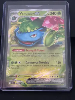 Pokemon TCG Venusaur 001/142 Stellar Crown Double Rare English 2024 NM - Image 3