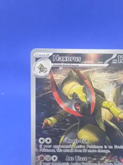 Pokemon SV Black Bolt Haxorus 147/086 Illustration Rare NM - Image 3