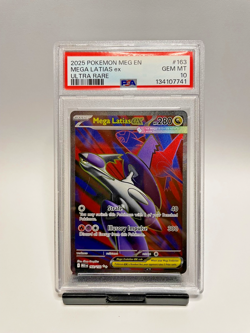 Pokemon Mega Latias ex 163/132 Mega Evolution Ultra Rare Graded PSA 10 Gem Mint - Image 1