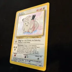 Pokemon TCG Clefairy Base Set Holo Unlimited Rare Card 5/102 - Image 4