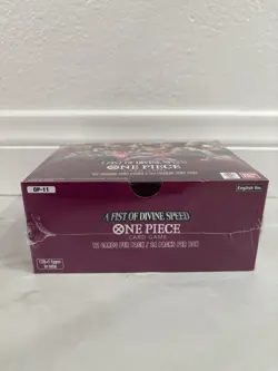 One Piece Card Game OP-11 A Fist of Divine Speed English Booster Box - Image 2