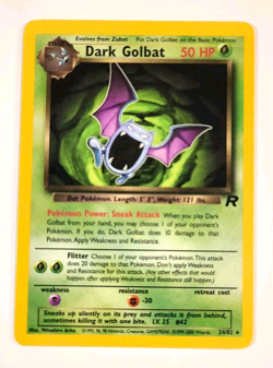 Dark Golbat - 24/82 - Rare - Team Rocket - Vintage WotC Era Pokemon Card - Image 1
