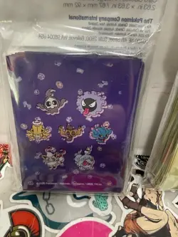 Pokemon Center Card Sleeves - Koffing & Weezing Sunset, pikachu and ghosts lot - Image 2