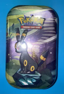 Pokemon TCG Scarlet & Violet PRISMATIC EVOLUTIONS Mini Tin w/ UMBREON PROMO Card - Image 1