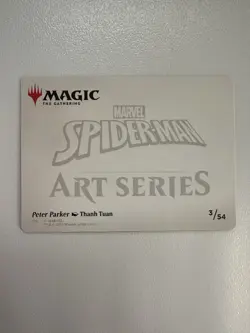Peter Parker Art Card (3/54) Art Series: Marvel's Spider-Man Regular - Image 4