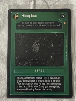 Decipher Star Wars CCG SE HOMING BEACON Card NM - Image 1