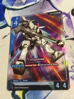 Gundam Trading Card Game ST02-006 LR Tallgeese Rare Near Mint Foil - Image 1