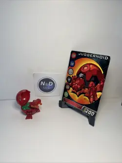 Bakugan Juggernoid B1 Classic Pyrus 450G Battle Brawlers W/Card RARE - Image 1
