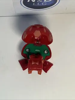 Bakugan Juggernoid B1 Classic Pyrus 450G Battle Brawlers W/Card RARE - Image 3