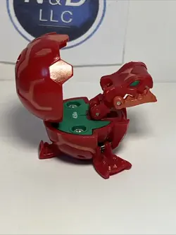 Bakugan Juggernoid B1 Classic Pyrus 450G Battle Brawlers W/Card RARE - Image 4