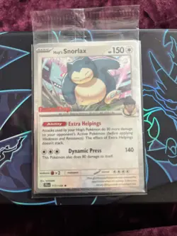Hops Snorlax PROMO SEALED 117/159 Pokemon Crown Zenith GameStop card - Image 2