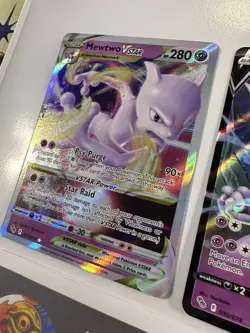 Mewtwo VSTAR 031/078 Pokemon GO + Mewtwo V 030/078 2 Card Lot - Image 3