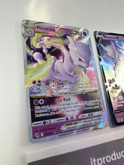 Mewtwo VSTAR 031/078 Pokemon GO + Mewtwo V 030/078 2 Card Lot - Image 5