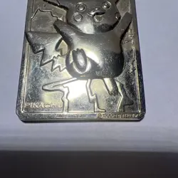 1999 Pokemon 23K Gold Plated Trading Card - PIKACHU Card - Image 4