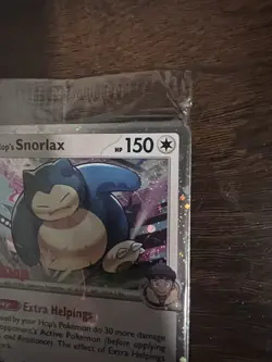 Pokemon TCG Journey Together Hop's Snorlax GameStop Promo Stamped Card #117 - Image 4