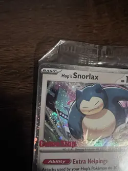 Pokemon TCG Journey Together Hop's Snorlax GameStop Promo Stamped Card #117 - Image 5
