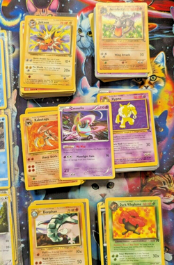 Pokemon Binder Collection Lot of cards Vintage older cards on up. Holo Rares + - Image 3