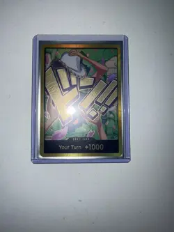 Nico Robin Gold DON Card PRB02 One Piece 2025, From pack to sleeve to top loader - Image 1