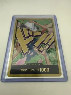Nico Robin Gold DON Card PRB02 One Piece 2025, From pack to sleeve to top loader - Image 3