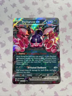 Pecharunt ex - 039/064 Double Rare Shrouded Fable Pokemon TCG NM-MT Card - Image 1