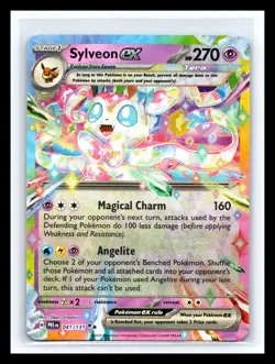 💥 Pokemon TCG Cards Sylveon ex 041/131 Prismatic Evolutions Double Rare Holo - Image 1