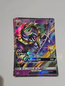 Lunala GX SM103 Jumbo Pokemon Card Holo Black Star Promo NM 2018 - Image 1