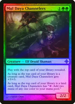 Mul Daya Channelers FOIL Rise of the Eldrazi HEAVILY PLD Rare CARD ABUGames - Image 1
